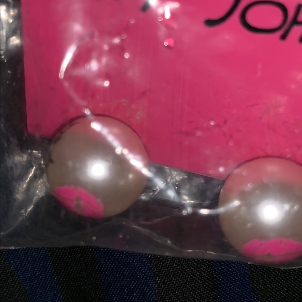 Betsey Johnson set of earrings brand new